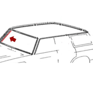 Toyota Land cruiser FJ60 FJ62 Molding Windshield – Front RH FJ60 FJ62