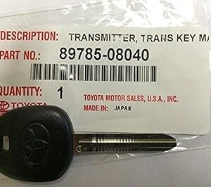 Toyota Transponder Blank Key G mark Chip Genuine OEM 89785-08040