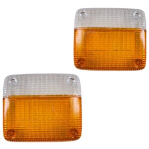 TOYOTA LAND CRUISER FJ40 FJ43 FJ45 TURN SIGNAL LIGHT LENS RIGHT LEFT SET GENUINE