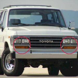 80-90 Fits Toyota Land Cruiser Fj62 Front Parking Lights Set